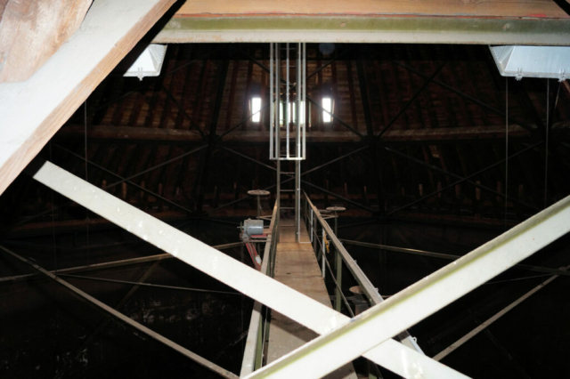 Wasserturm Giersberg Braunschweig; über dem Kessel, Besichtigung 09.2024