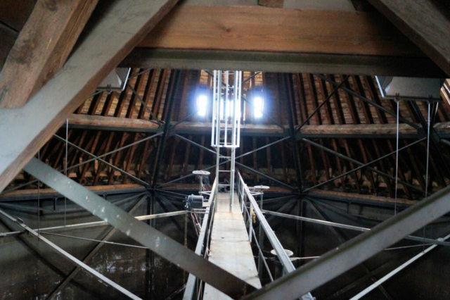 Wasserturm Giersberg Braunschweig; über dem Wasserbehälter, Besichtigung 09.2024