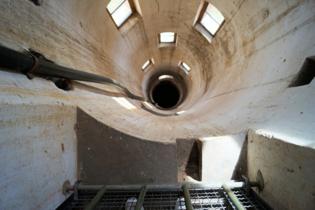 Wasserturm Giersberg Braunschweig; Lastenaufzug; Besichtigung 09.2024